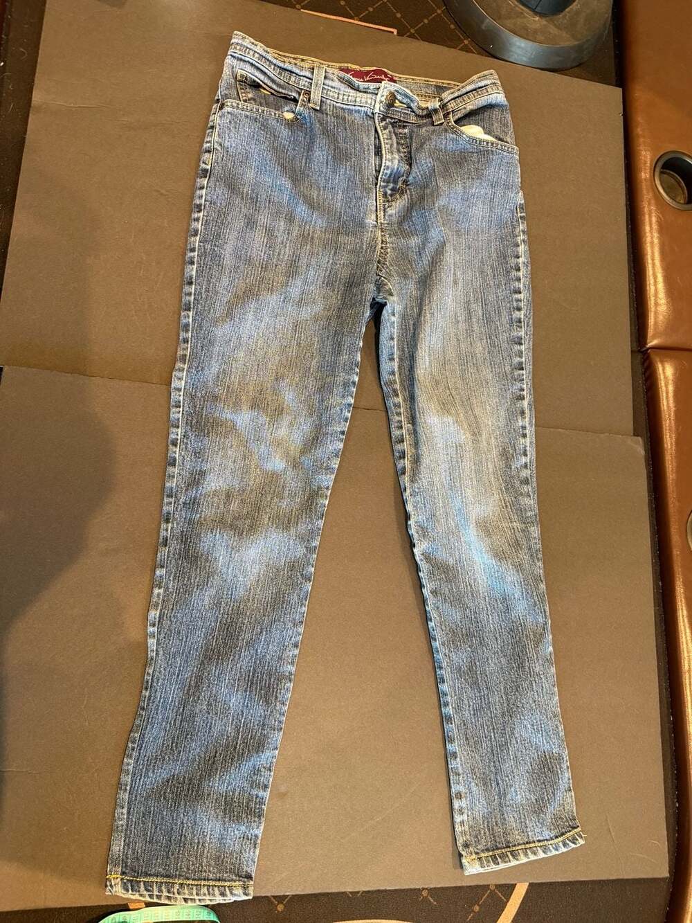 Gloria Vanderbilt Amanda Classic Mid Rise Blue Denim Jeans Women's Size 6